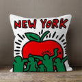Axyaa Plush Velvet Pillowcase Decorative Cushion Cover in Popular Graffiti Art