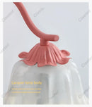 Axyaa Flower Back Wall Lamp Retro Cream Countryside Style for Bedroom & Living Room