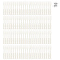 Axyaa 100PCS Plastic Fruit Fork Set for Home, Restaurant, Picnic, Camping - Reusable