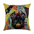 Axyaa Animal Print Pillow Cover: Stylish Sofa & Chair Linen Cushion Cover Art