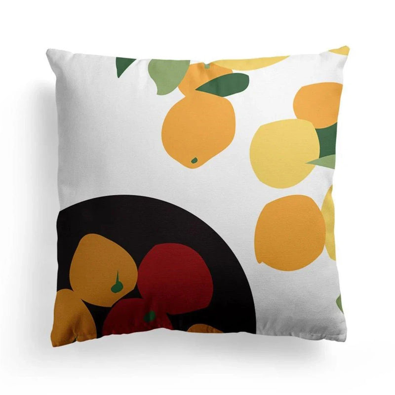 Axyaa Fresh Fruit Square Cushion Cover – Sofa and Home Decor Pillow Case