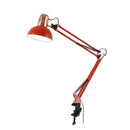 Axyaa Foldable LED Desk Lamp with Clamp, Telescopic Swing Arm for Reading and Study