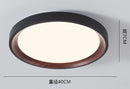 Axyaa Wooden Wind Ceiling Light in Walnut Color for Master Bedroom and Study