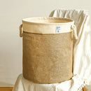 Axyaa Splicing Laundry Basket: Large Capacity Organizer for Clothes, Toys, and Sundries