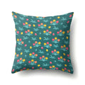Axyaa Colorful Candy Flower Succulent Plants Printed Pillow Case for Couch Sofa Bed
