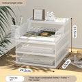 Axyaa Metal Multi-Layer File Rack Storage Box for Office Data Sorting