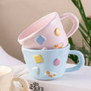 Axyaa Macaron Color Coffee Mug - 400ML Cute Ceramic Cup