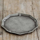 Axya Vintage Lace Iron Tray Retro Footed Dessert Table Decoration Photo Prop