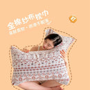 Axyaa Non-Slip Adjustable Gauze Pillow Towels - Set of 2