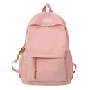 Axyaa Waterproof Nylon Teen Backpack, Black Fashion Schoolbag for Girls and Women.