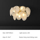 Axyaa Green Glass Crystal Chandelier Elegant Vintage Pendant Lighting for Home