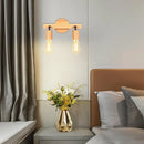 Axyaa Modern Nordic Wood Wall Light for Living Room & Bathroom