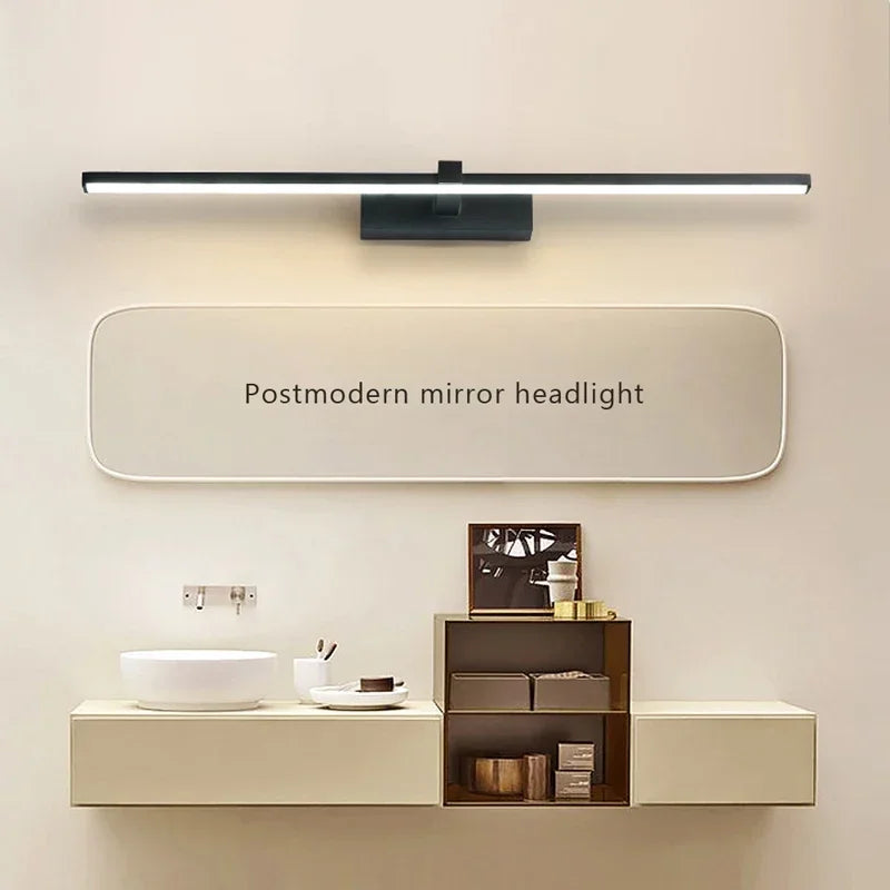 Axya LED Bathroom Wall Light: Three Colors Aluminum Mirror Line Lamp