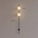 Axyaa Glass Wall Lamp - Nordic Modern Design, Minimalist Style for Bedroom and Living Room