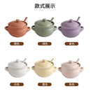Axya Ceramic Lard Jar Retro Kitchen Seasoning Bottle