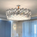 Axyaa Crystal Chandelier for Light Luxury Home Decor in Living Room, Bedroom, Kitchen