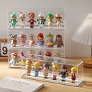 Axyaa Acrylic Doll Toys Storage Organizer Popmart Display Stand Waterproof Dust Proof
