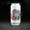 Axyaa Jingdezhen Ceramic Vase with Dracaena sanderiana for Painting and Calligraphy