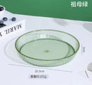 Axyaa Round Fruit Tray Tea Table Cake Tray for High Grade Dried Fruits