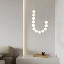 Axyaa Nordic Stair Chandelier, Living Room Pendant Lights, Indoor Ceiling Light