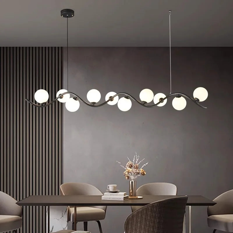 Axyaa Modern Dining Room Pendant Lights LED Chandelier Ceiling Lamp