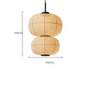 Axyaa Vintage Fabric Lantern Pendant Lights for Home Dining Room