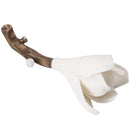 White Porcelain Gardenia Ceramic Tea Table Decoration by Axya