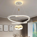 Axyaa Modern Pendant Chandeliers for Living Room Dining Room | Indoor LED Hanging Light