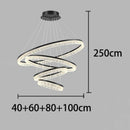 Axyaa Modern LED Pendant Light Chandeliers for Living and Dining Room