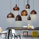 Axyaa Industrial Style Wrought Iron Chandelier with LED Lighting