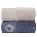 Axyaa 2pcs Towel Set: 35x75cm Face Hand Towels & 70x140cm Big Bath Shower Towel