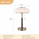 Axyaa Vintage Glass Desk Lamp for Home, Study, and Hotel Room