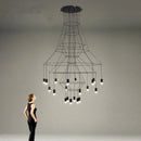 Axyaa Luxury LED Pendant Chandelier for Home Decor