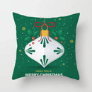 Axyaa Festive Green Christmas Polyester Bedspread Set