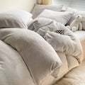 Luxury Flannel Fleece Bedding Set by Axyaa - Queen Size
