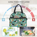 Axyaa Corgi Dogs Thermal Lunch Bag Insulated Tote with Shoulder Strap