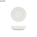 Axya Ceramic Irregular Texture Dinner Plate Set of 4