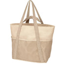 Axyaa Beach Tote: Sand-Proof Handbag with Mesh Pocket and Foldable Design
