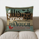Faith Moves Mountains Pattern Cushion Cover for Sofa, Bedroom & Car by Axyaa