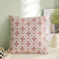 Axyaa Embroidery Cross Pillow Cover 45x45cm Blue Yellow Grey Square Couch Bedroom