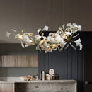 Nordic Ceramic LED Chandelier for Dining Room Decor by Axyaa
