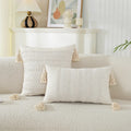 Axyaa Geometric Boho Cotton Cushion Cover for Home Decor