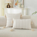 Axyaa Geometric Boho Cotton Cushion Cover for Home Decor