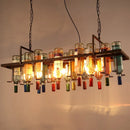 Axyaa Retro Industrial Style Chandelier for Bar Decor and Ambiance
