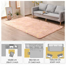 Axyaa Plush Non-slip Fur Mats for Bedroom & Bathroom - Soft, Thicken, Stylish Floor Mat