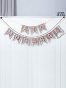 Axyaa Ramadan Muslim Decor Banner Pull Flag Hanging Ornaments Eid Mubarak Gift