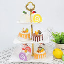 Axyaa European Style Three-tier Cake Stand for Wedding Party Desserts and Fruits