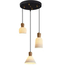 Axyaa Mini Ash Ceramic LED Pendant Light for Home Indoor Decor