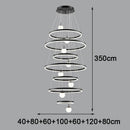 Axyaa Nordic Stair Chandelier Living Dining Room Lights Indoor Lighting