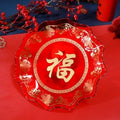 Axyaa Big Fu Zi Fruit Plate - Melon & Snack Plate for Home, BPA-Free